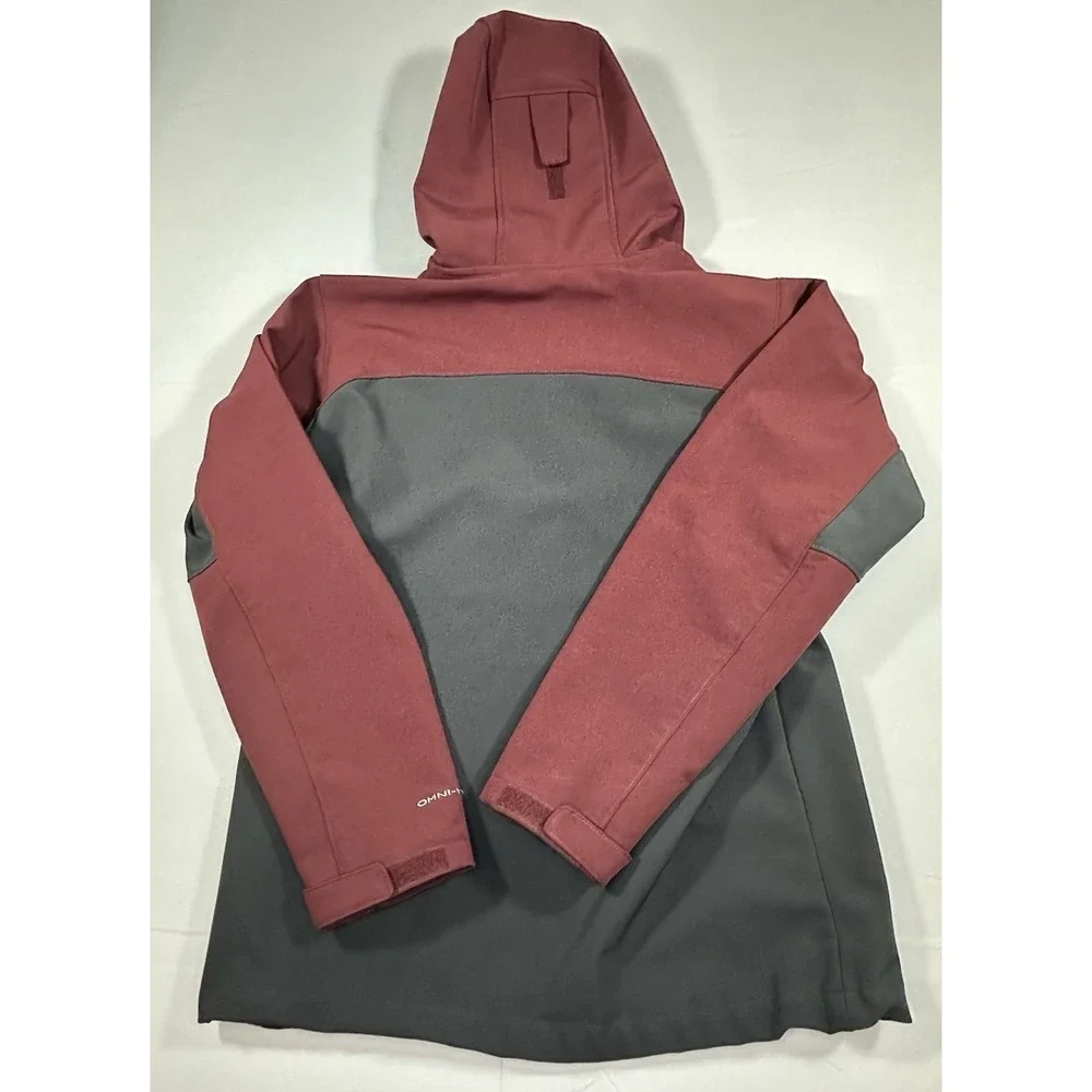 Columbia Omni-Wind Block Softshell Jacket Red  Men's Medium Windproof Full Zip